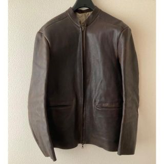 ポールハーデン(Paul Harnden)のIsabella Stefanelli Cow Hide Jacket(レザージャケット)