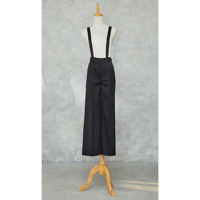 《新品》bow.a SUSPENDER PANTS ショート丈　ブラック