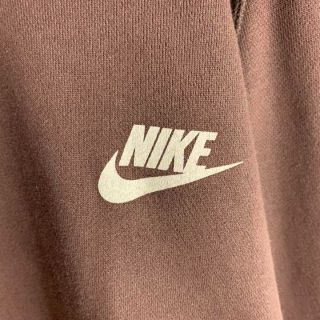 【希少デザイン】NIKE 刺繍ロゴ タオル地 希少カラー パーカー 入手困難