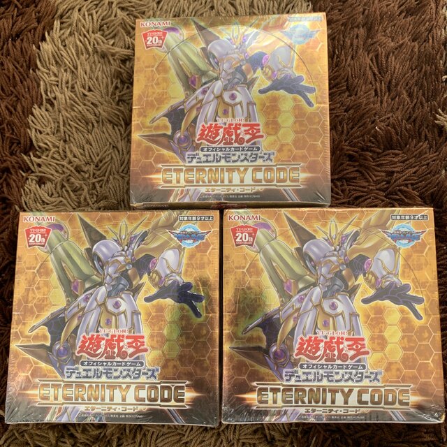 遊戯王 アジア版 エターニティコード 3BOX ＋ファイナルチャレンジパック3個