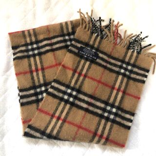 バーバリー(BURBERRY)のバーバリー　マフラー　ラムウール100%(マフラー/ショール)