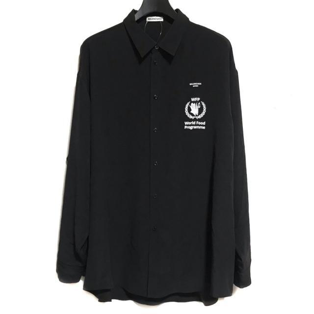 Balenciaga(バレンシアガ)のバレンシアガ 長袖シャツ サイズ34 S - 黒 メンズのトップス(シャツ)の商品写真
