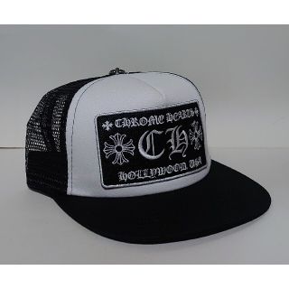 クロムハーツ(Chrome Hearts)の【新品】トラッカーキャップ CH ブラック×ホワイト(キャップ)