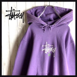 STUSSY - 【希少カラー】ステューシー☆センター立体刺繍 パーカー 肉 ...