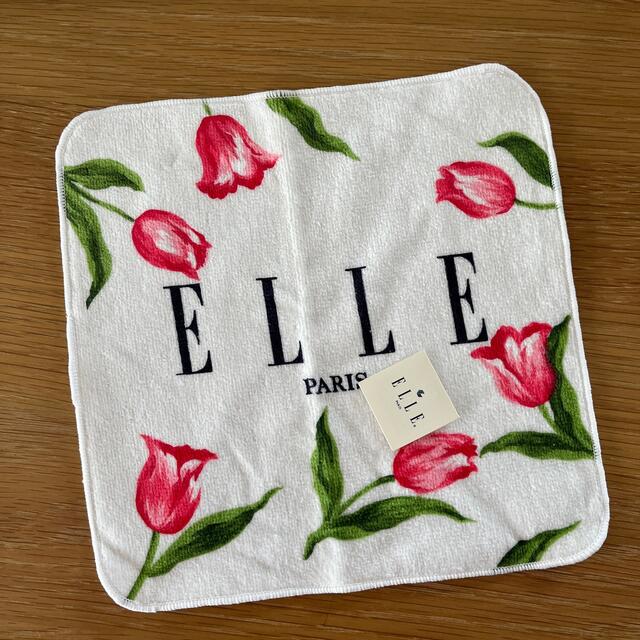 ELLE(エル)の新品☆ELLE タオルハンカチ レディースのファッション小物(ハンカチ)の商品写真