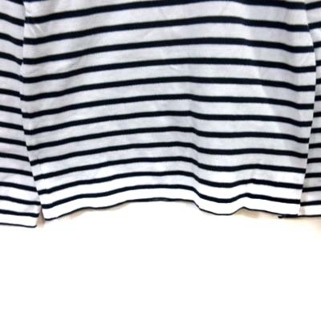 IENA(イエナ)のイエナ Tシャツ カットソー ボーダー 長袖 黒 ブラック 白 ホワイト /YI レディースのトップス(カットソー(長袖/七分))の商品写真