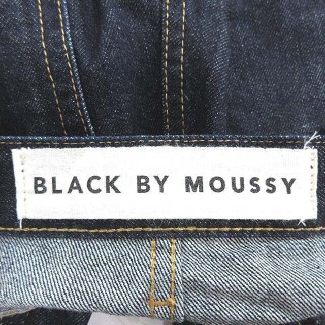 BLACK by moussy(ブラックバイマウジー)のブラック バイ マウジー デニムパンツ ジーンズ テーパード ロング 23 紺 レディースのパンツ(デニム/ジーンズ)の商品写真