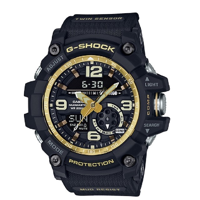 G-SHOCK(ジーショック)のCASIO G-SHOCK マスターオブG ツインセンサー　ヴィンテージブラック メンズの時計(腕時計(アナログ))の商品写真