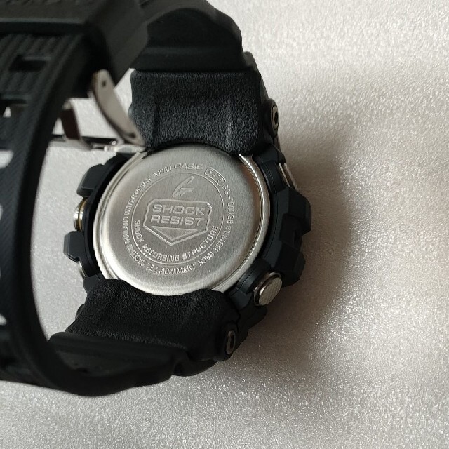 G-SHOCK(ジーショック)のCASIO G-SHOCK マスターオブG ツインセンサー　ヴィンテージブラック メンズの時計(腕時計(アナログ))の商品写真