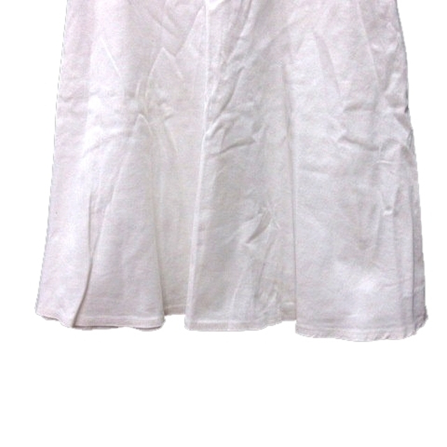 Ray BEAMS(レイビームス)のレイビームス Ray Beams フレアスカート ミモレ ロング 0 白 レディースのスカート(ロングスカート)の商品写真