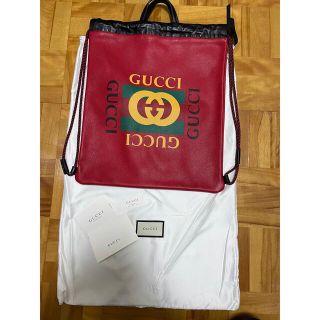 グッチ(Gucci)の格安 GUCCI グッチ ナップサック ドローストリング 新品未使用  正規品(バッグパック/リュック)