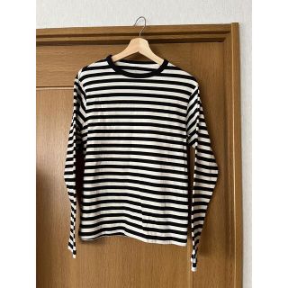 ムジルシリョウヒン(MUJI (無印良品))の無印良品　ボーダーTシャツ　 長袖(Tシャツ(長袖/七分))