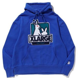 エクストララージ(XLARGE)のL FR2 XLARGE Fxxk Icon Hoodie BLUE(パーカー)