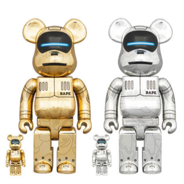 BE@RBRICK 100％ & 400％  GOLD SILVER セット