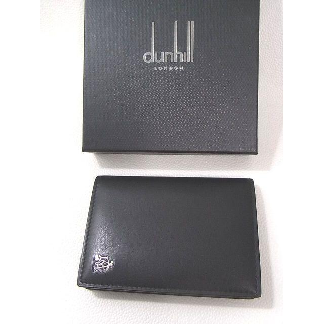 Dunhill   ○正規品 ダンヒル レザー名刺入れ カードケース ブラックの