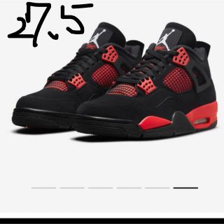 ナイキ(NIKE)のNike Air Jordan 4 "Red Thunder/Crimson"(スニーカー)