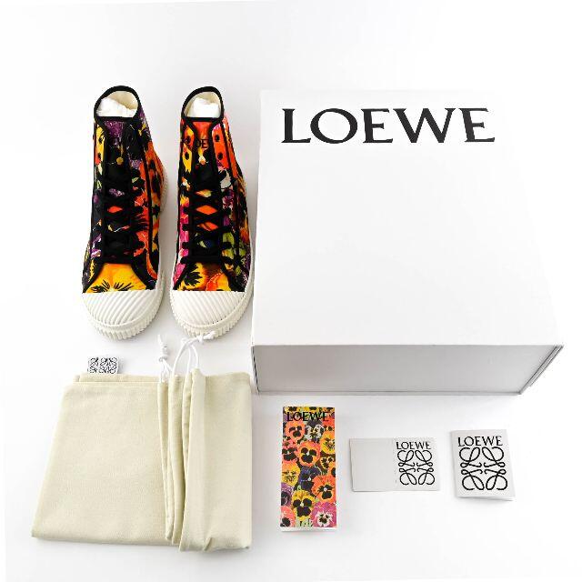 新品 LOEWE × Joe Brainard ハイカットスニーカー