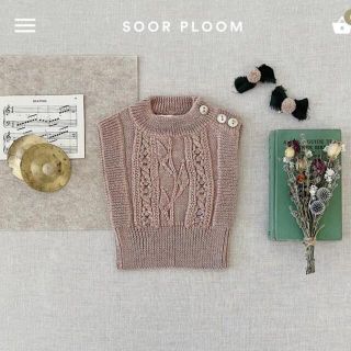 キャラメルベビー&チャイルド(Caramel baby&child )のリトルダンサー⭐︎様専用　soorploom ベスト2y(ニット)