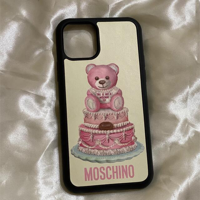 MOSCHINO(モスキーノ)の【数回使用】モスキーノ　iPhone11proケース スマホ/家電/カメラのスマホアクセサリー(iPhoneケース)の商品写真