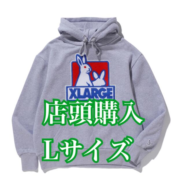 FR2 XLARGE　グレー　パーカー