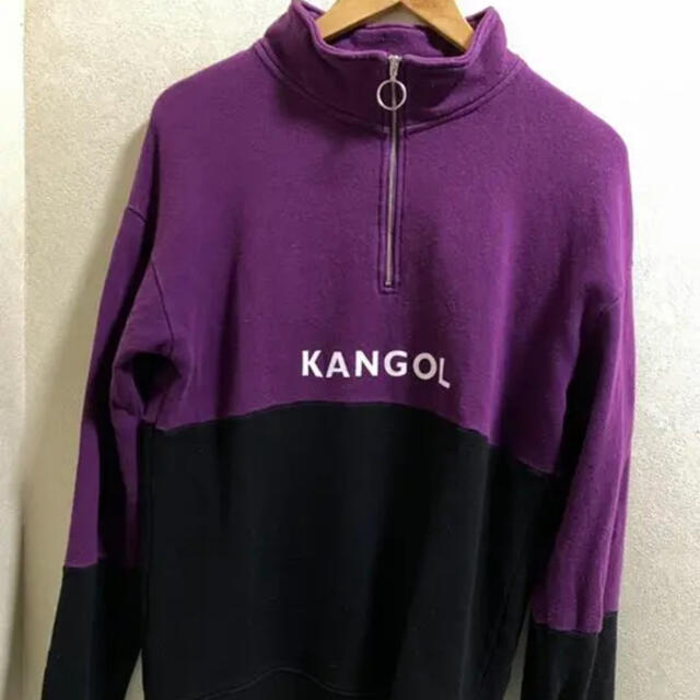 KANGOL(カンゴール)のカンゴール【KANGOL×RAGEBLUEの別注アイテム】ハーフZIPクルー メンズのトップス(Tシャツ/カットソー(七分/長袖))の商品写真