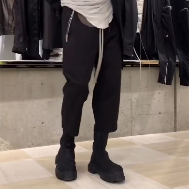 Rick Owens(リックオウエンス)のRick Owens Tecuatl Cropped Drawstring 46 メンズのパンツ(スラックス)の商品写真