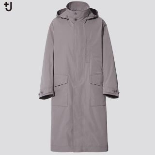 ジルサンダー(Jil Sander)のUNIQLO ＋J オーバーサイズフーデッドロングコート(ステンカラーコート)