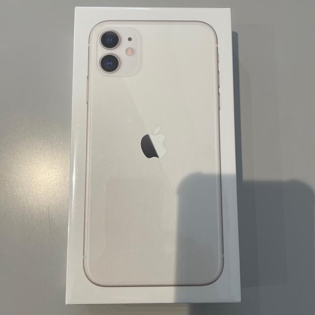 【新品未開封品】iPhone 11 ホワイト 64GB simフリー64GB色