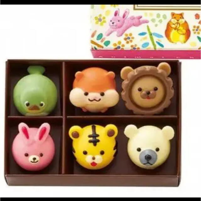 chocolate - ゴンチャロフ アニマルショコラ 6個入りの通販 by chocolate - ゴンチャロフ アニマルショコラ 6個入りの通販 by