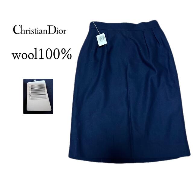 未使用・タグ付き★クリスチャン・ディオール ウール100% デザインスカート | フリマアプリ ラクマ