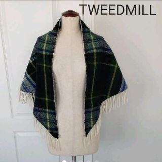 ツイードミル(TWEEDMILL)の【お値下げ】ツイードミル　三角ストール(ストール/パシュミナ)