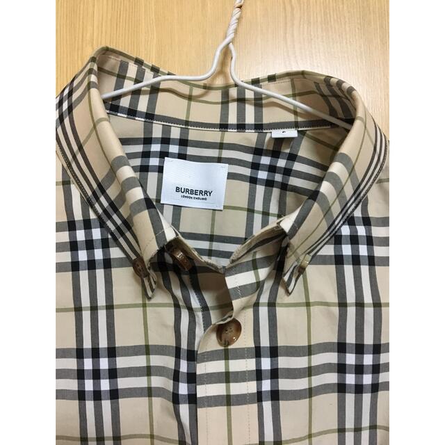 BURBERRY(バーバリー)のバーバリー　チェックコットン　ポプリントシャツ   メンズのトップス(シャツ)の商品写真