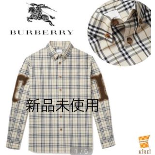 バーバリー(BURBERRY)のバーバリー　チェックコットン　ポプリントシャツ  (シャツ)