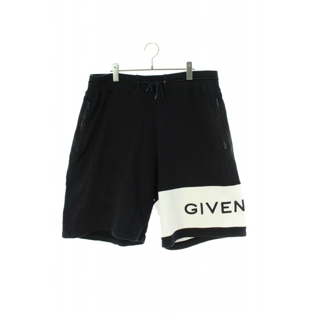 GIVENCHY(ジバンシィ)のジバンシィ BM509F30AF ロゴ刺繍スウェットハーフパンツ XXL メンズのパンツ(ショートパンツ)の商品写真