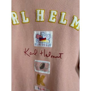 カールヘルム(Karl Helmut)のカールヘルム　ピンクハウス　インゲボルグ　ワッペン　スウェット トレーナー(スウェット)