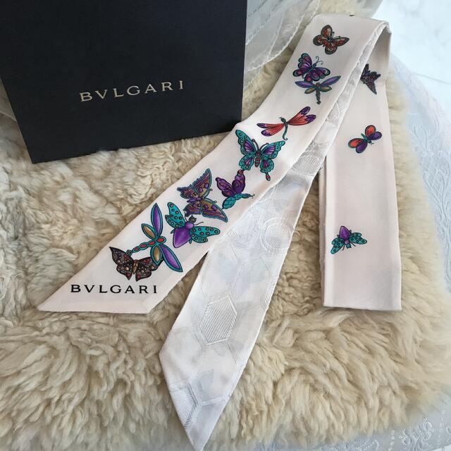 BVLGARI - ☆未使用品☆ブルガリ シェリー スカーフ バタフライ
