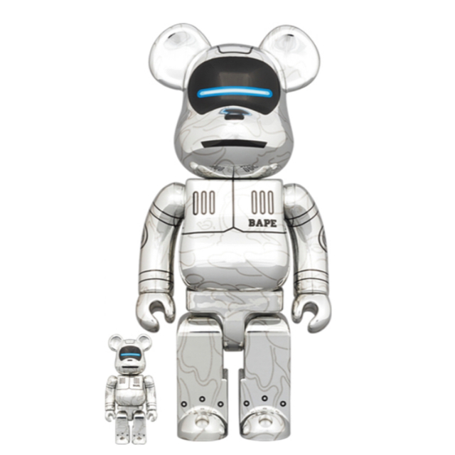 MEDICOM TOY(メディコムトイ)のBE@RBRICK SORAYAMA × BABY MILO(R) ハンドメイドのおもちゃ(フィギュア)の商品写真