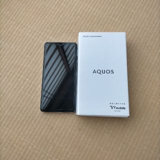 アクオス(AQUOS)のAQUOS Sense4 basic シルバーA003SH(スマートフォン本体)