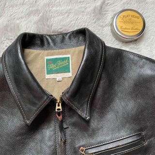 flat head フラットヘッド ホースハイド ライダースジャケット 42