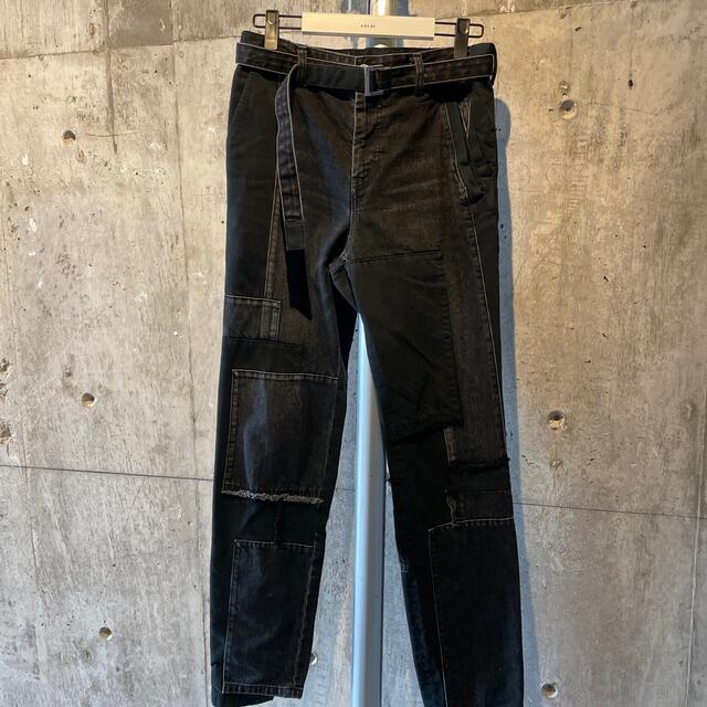 sacai(サカイ)のsacai 21SS パッチワークデニム　サイズ2 メンズのパンツ(デニム/ジーンズ)の商品写真