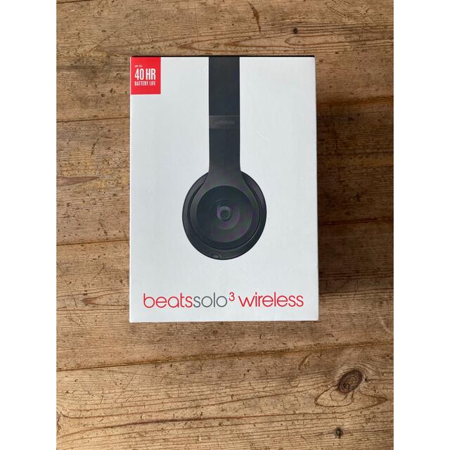 Beats by Dr Dre SOLO3 WIRELESS ブラック - ヘッドフォン/イヤフォン