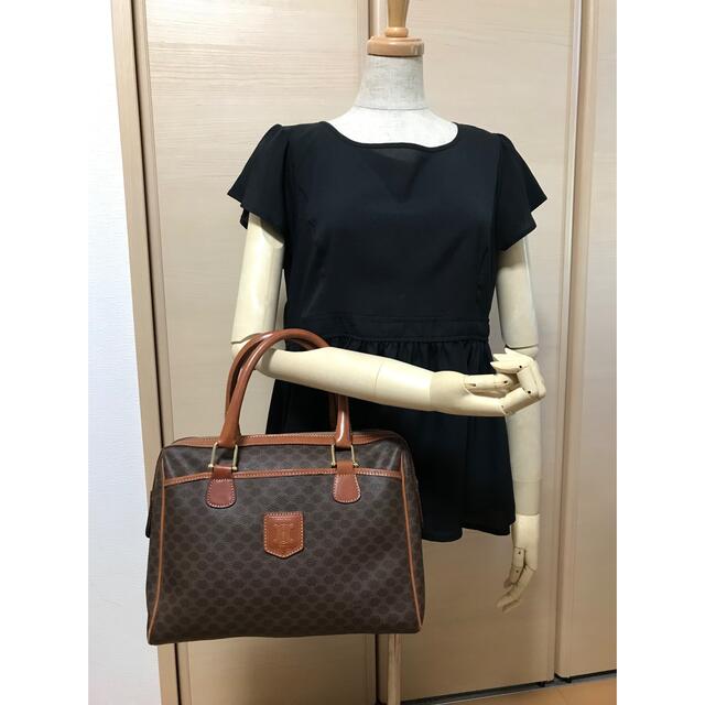 CELINE セリーヌ マカダム ハンドバッグ ミニボストンバッグ 美品