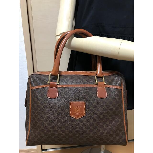 CELINE セリーヌ マカダム ハンドバッグ ミニボストンバッグ 美品