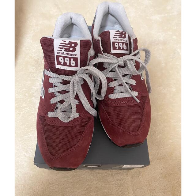 New Balance(ニューバランス)のニューバランス  996 スニーカー　ワインレッド CM996BJ 23cm レディースの靴/シューズ(スニーカー)の商品写真