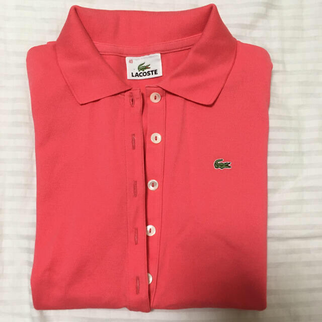 LACOSTE(ラコステ)の日本製　ラコステ　ポロシャツ  レディースのトップス(ポロシャツ)の商品写真