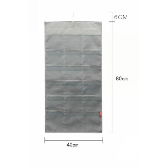 吊り下げ収納　クローゼット　下着収納 ブラ収納　靴下収納　両面収納　壁掛け収納 インテリア/住まい/日用品の収納家具(押し入れ収納/ハンガー)の商品写真