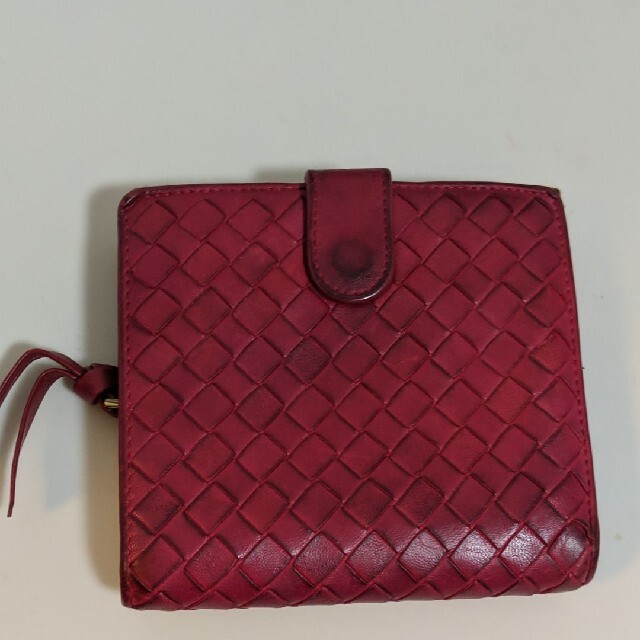 ボッテガ　BOTTEGA VENETA  財布　赤　レッド