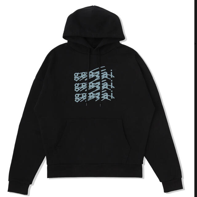 genzai logo Hoodie(Black) Lサイズ - パーカー