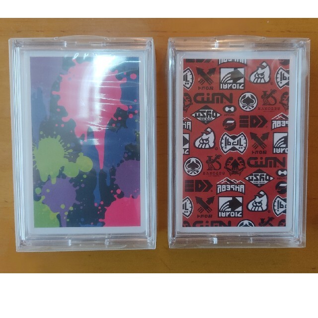 任天堂(ニンテンドウ)のトランプ２種類セット　スプラトゥーン エンタメ/ホビーのテーブルゲーム/ホビー(トランプ/UNO)の商品写真