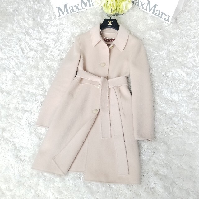 ☆美品☆Max Mara☆マックスマーラ☆ベルテッドコート - ロングコート